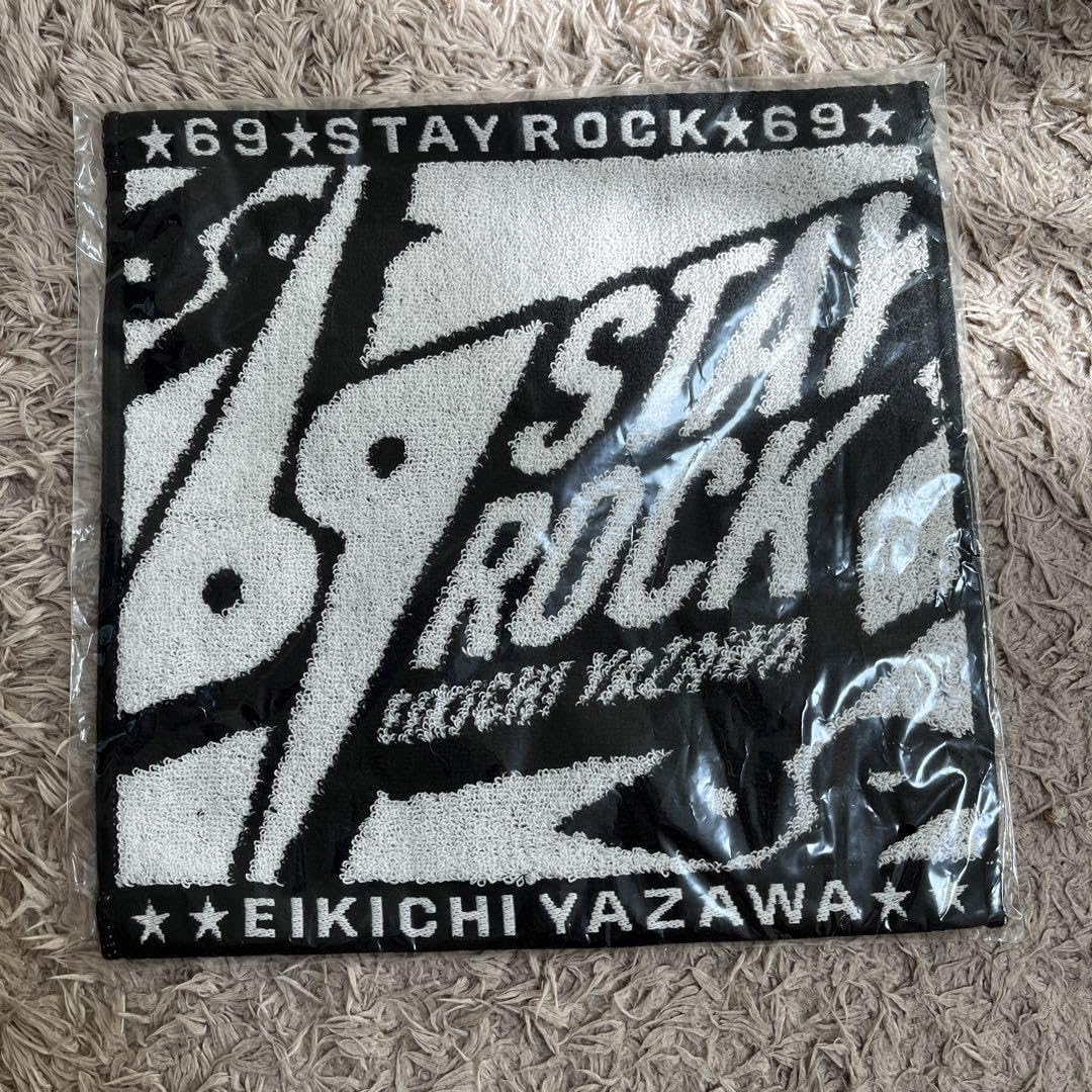 Amazon.co.jp: 矢沢永吉 永ちゃん グッズ ハンドタオル ハンドタオル E