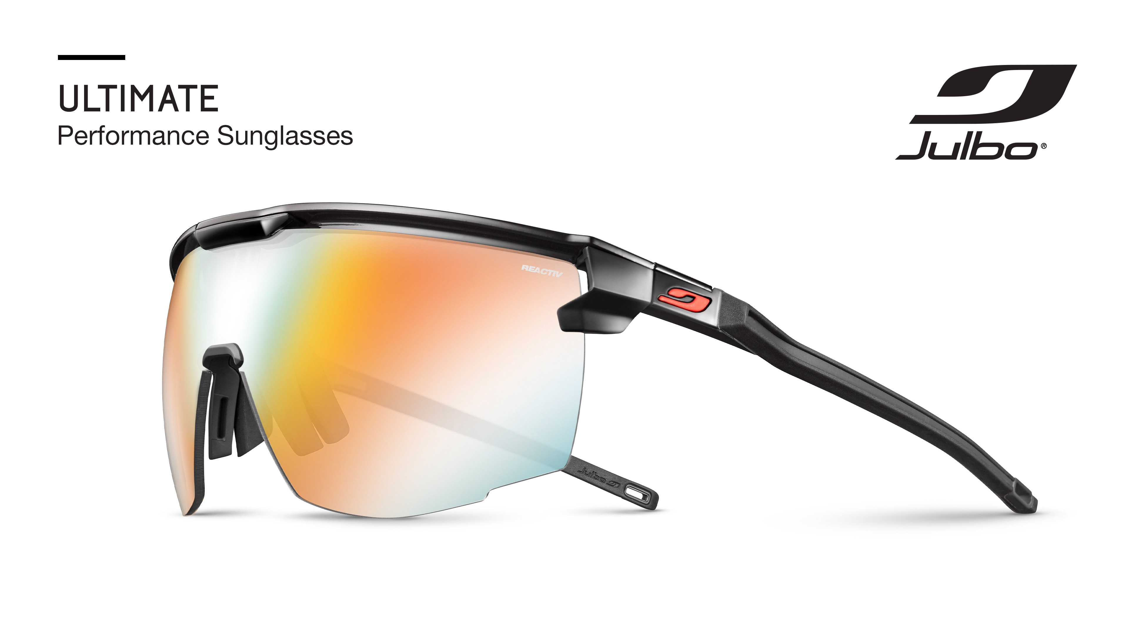 Amazon.com: Julbo Ultimate Performance Sunglasses - Black/Red