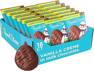 Easter Vanilla Crème Milk Chocolate Easter Egg, 1.3 oz. (Pack of 18)