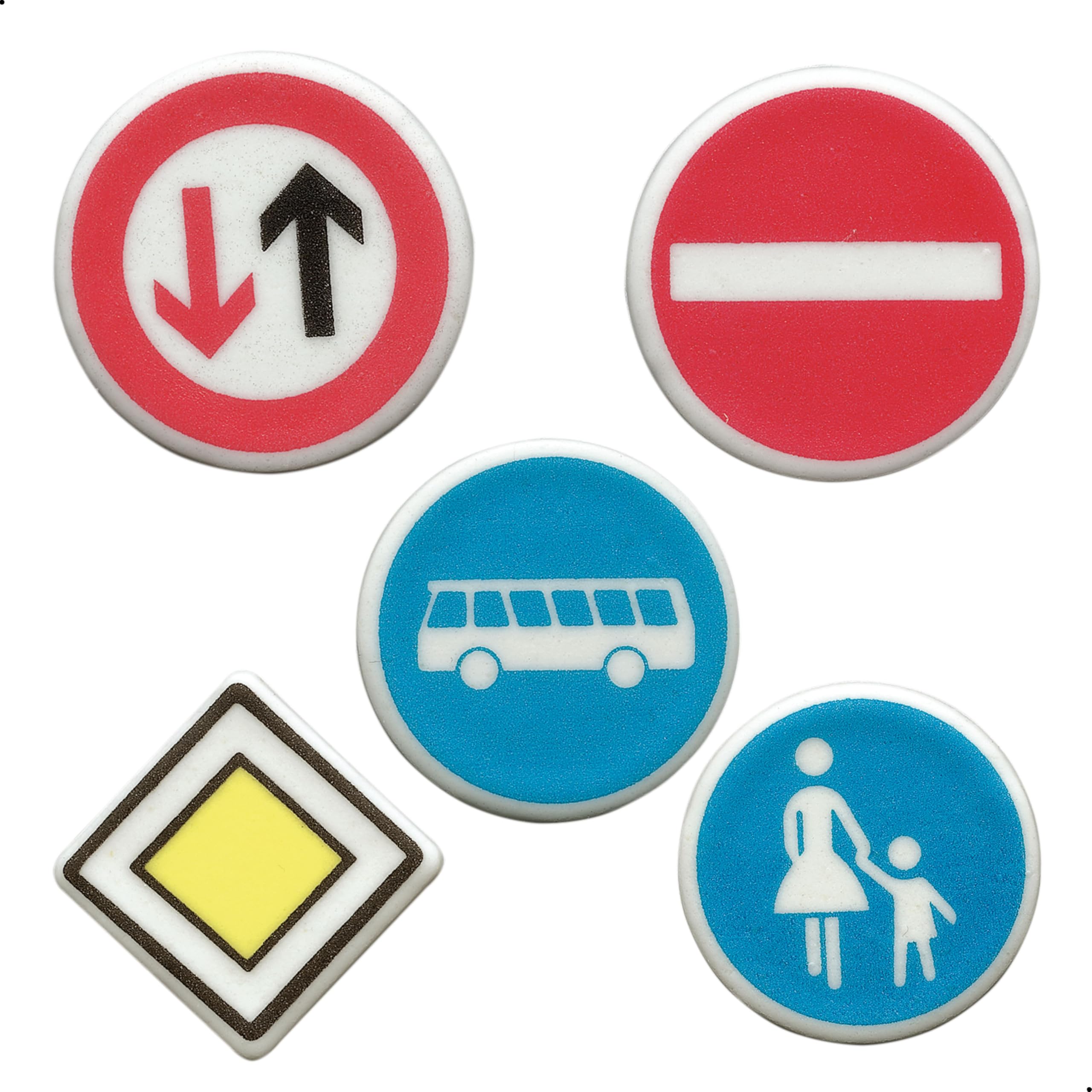 Günthart 100 Dekor-Kleinteile Verkehrszeichen sortiert