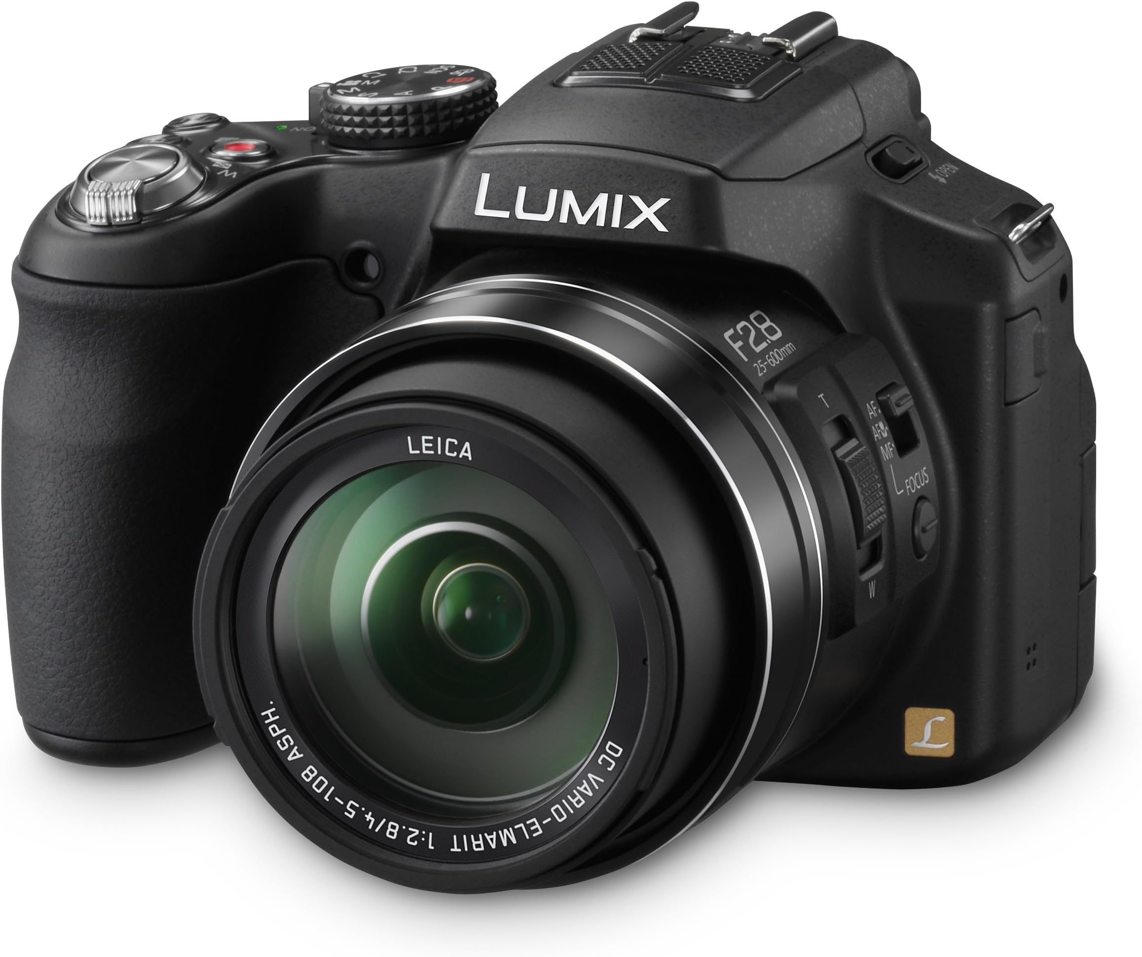 Panasonic Lumix FZ200 Bridge Camera - Black (12MP, 24x Optical Zoom) 3.0 inch LCD (Renewed)