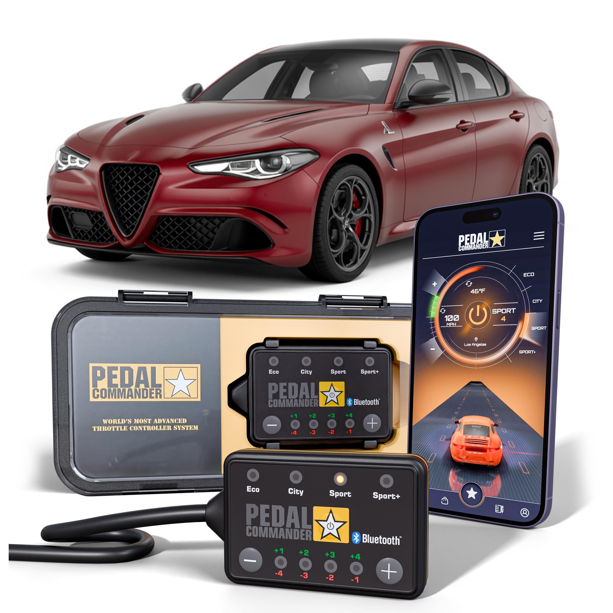 PEDAL COMMANDER for Alfa Romeo Giulia 2016-2026 Throttle Controller