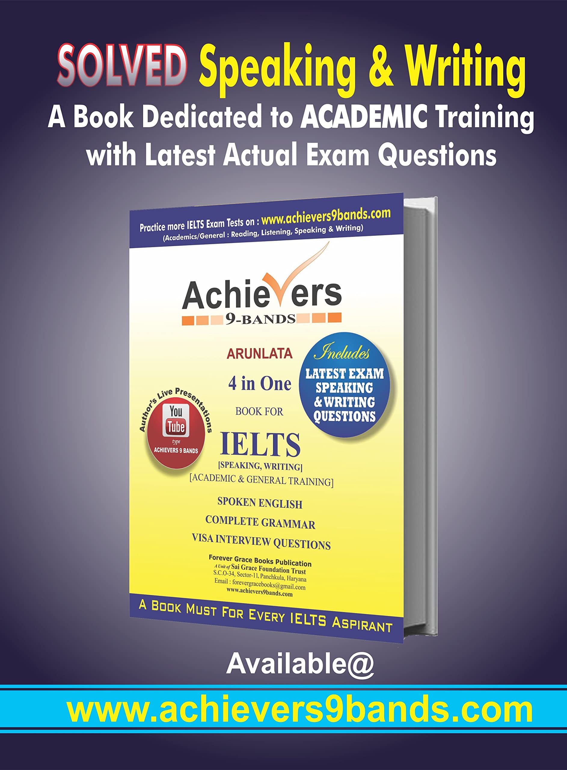 IELTS Academic 15R/15L/W/S Combo Pack With Answers Latest March Edition-2024- Achievers 9 Bands 3