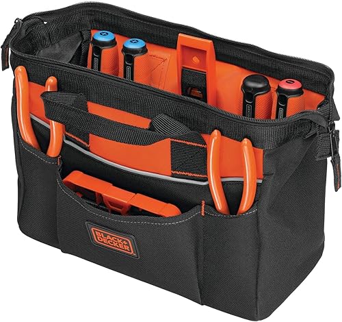 Miniatura 8 de BLACK+DECKER Bolsa de herramientas, 12 pulgadas (BDST500001APB)
