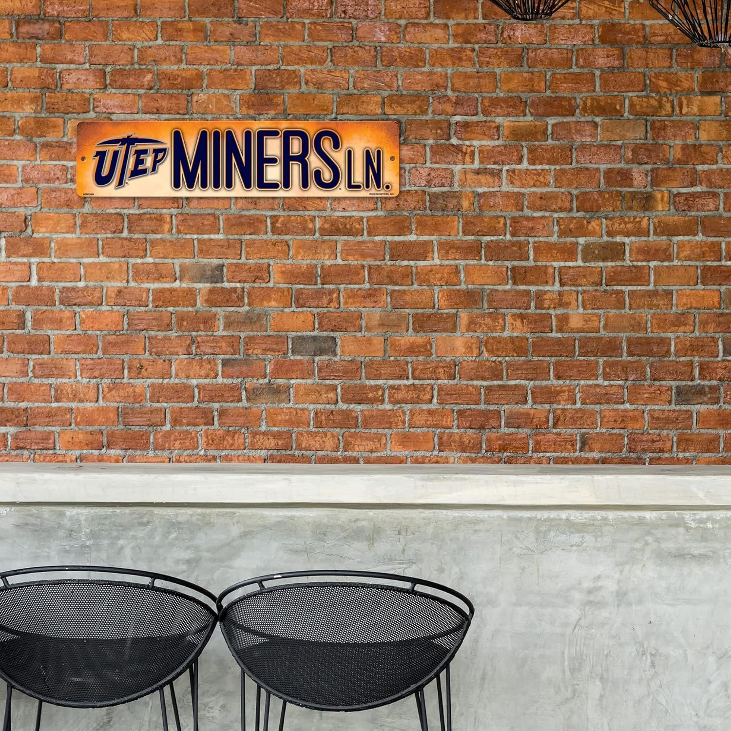 Rico Texas El Paso UTEP Miners Street Sign (16