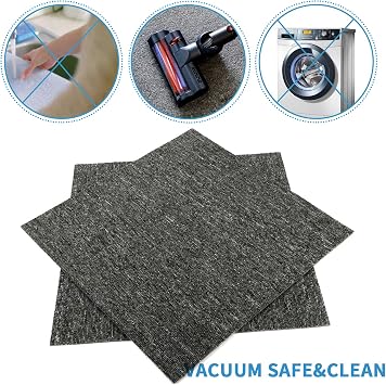uyoyous 20 Pack Commercial Carpet Tiles, 20 x 20 Inch