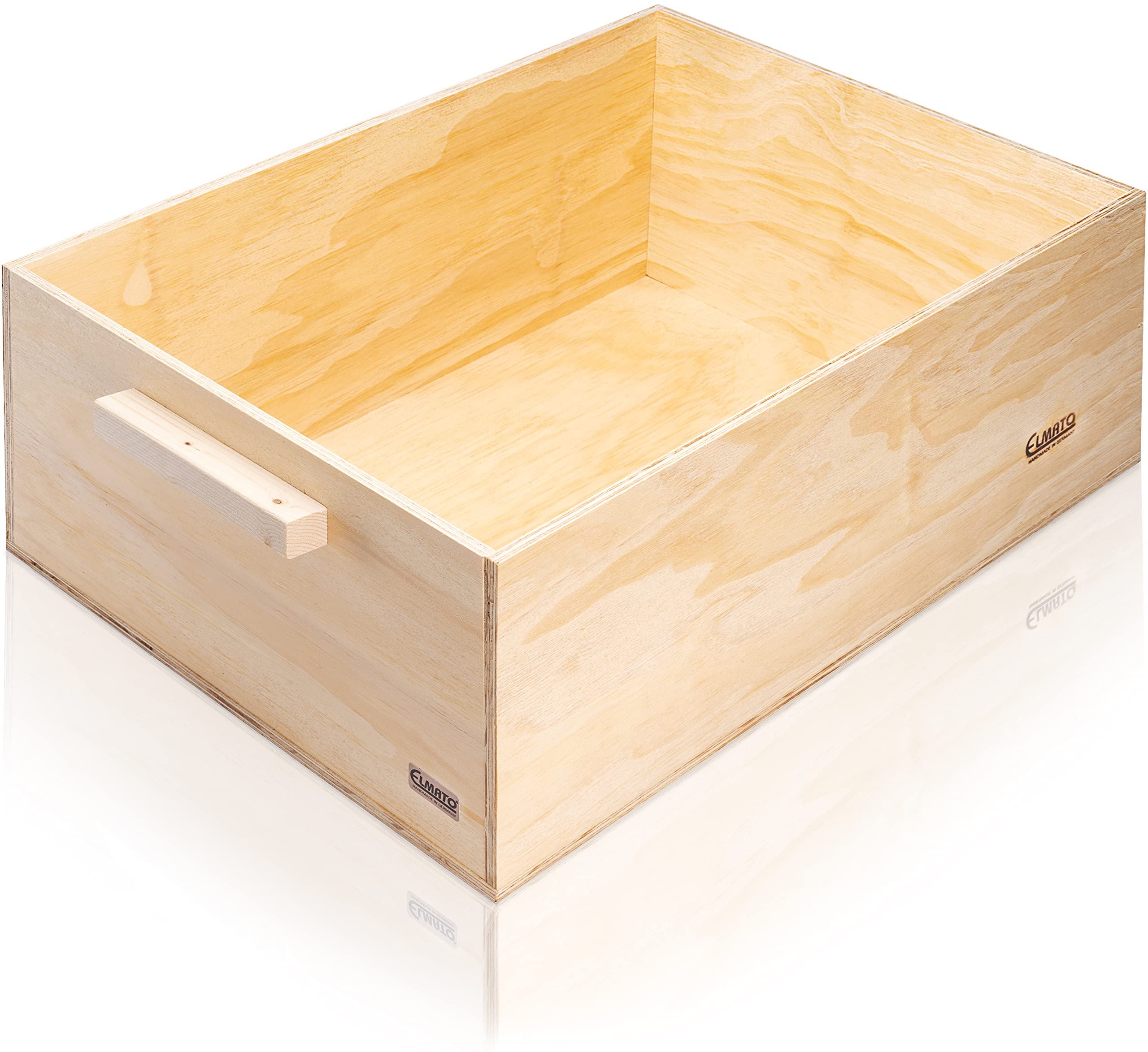 Elmato 12090 Buddelkiste Buddelbox Sandbad mit Leiter und 5kg Sand, 53x38x21cm