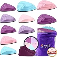 Special Supplies Kids Balance Stepping Stones - 10pc Rubber Blocks for Indoor Outdoor Coordination Strength Fun Ages 6+