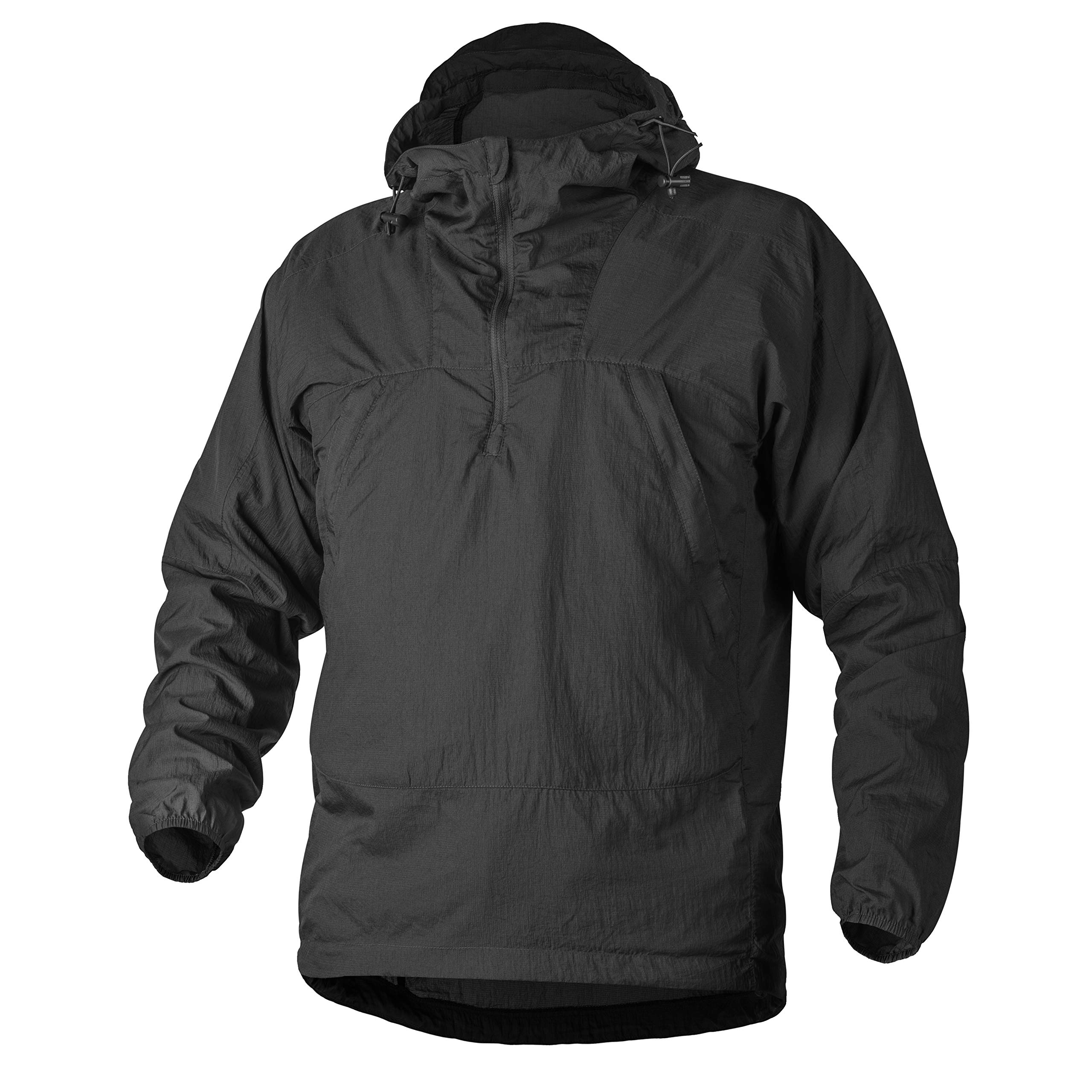 Helikon-Tex Men's Black Windrunner® Windshirt - Windpack® Nylon® - (Ku-Wdr-Nl-01)