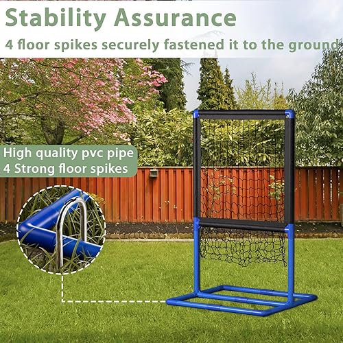 Miniatura 6 de Objetivo de zona de strike de béisbol para bolas de plástico Compatible con entrenamiento de lanzamiento de Wiffle Ball y Blitzball Fácil