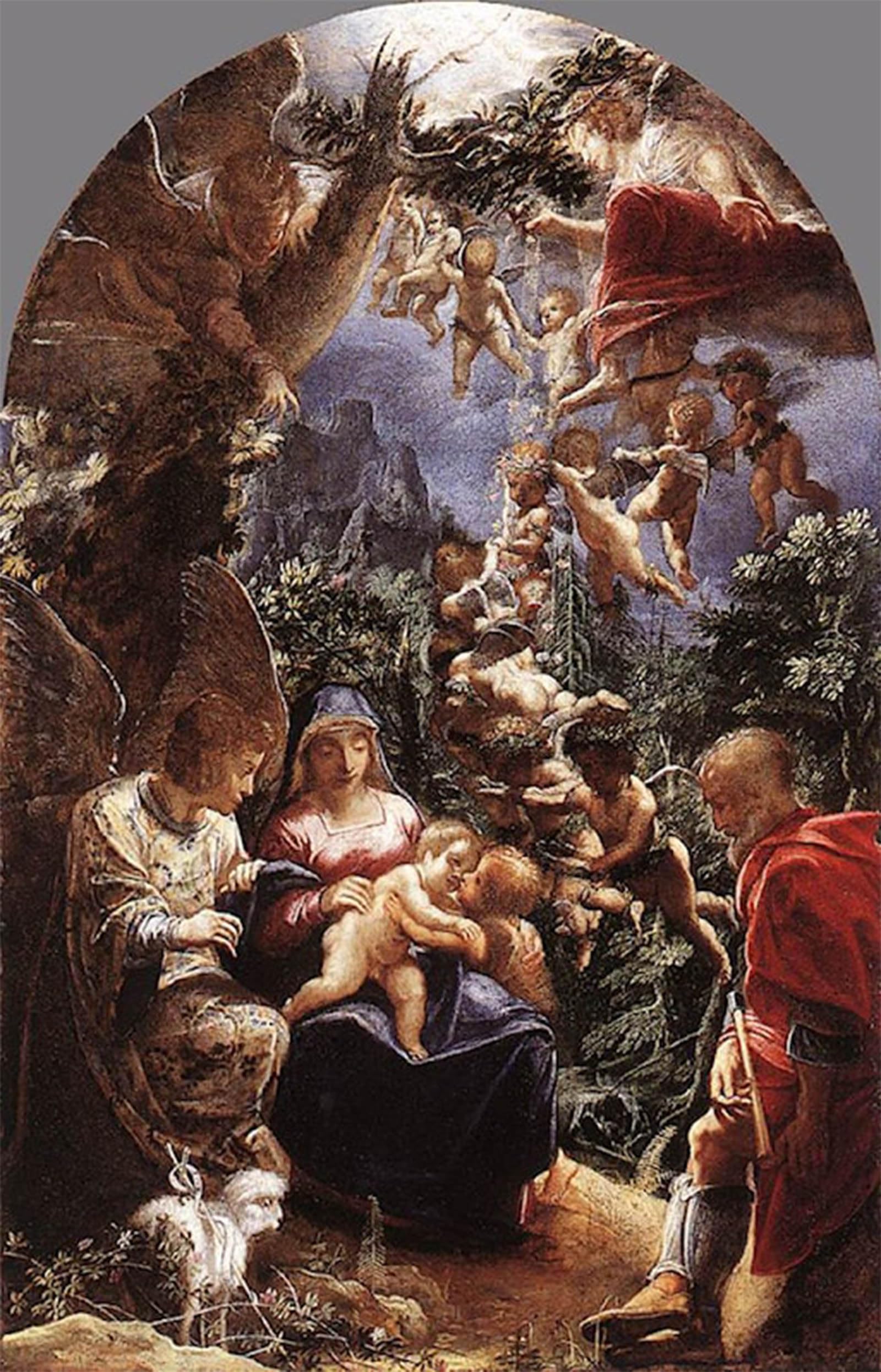 SERENDIPITP Aesthetic Poster Photo Wall Print Retro Picture Rest on Flight Into Egypt by Elsheimer Modern Wall Artwork for Home Decor 60x90cm