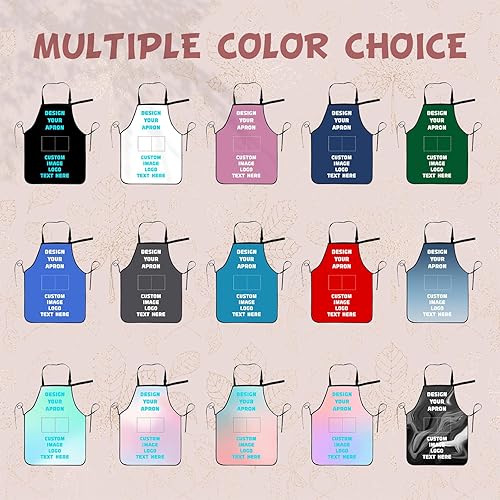 Miniatura 2 de Delantales personalizados para hombres y mujeres, delantales divertidos personalizados, regalo de cumpleaños de Navidad para papá de hija e hijo