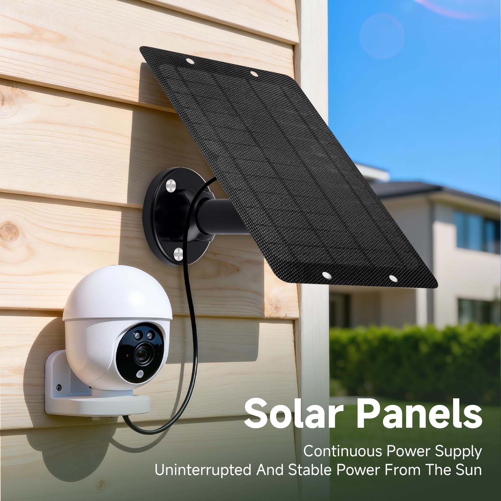 Pannello solare da 6 W 5 V con connettori Tipo-C, micro USB e barile, pannello solare universale per fotocamera con superficie ad alta efficienza a nido d'ape, caricabatterie solare impermeabile IP65