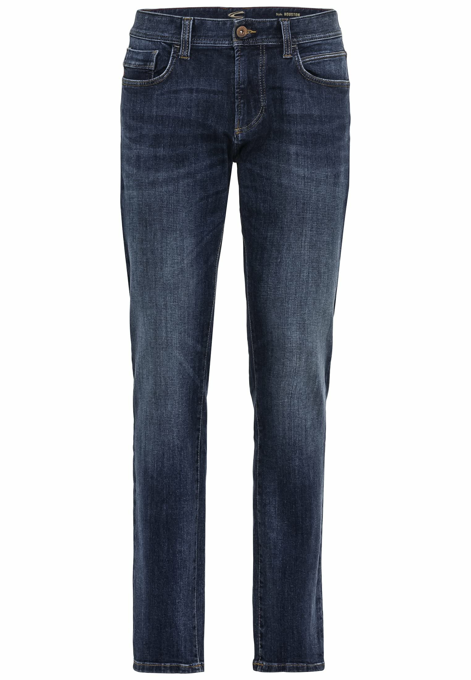 camel active Herren Regular Fit 5-Pocket Jeans aus Baumwolle