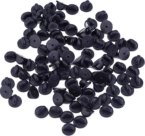 eBoot - Pasadores de goma de PVC, color negro