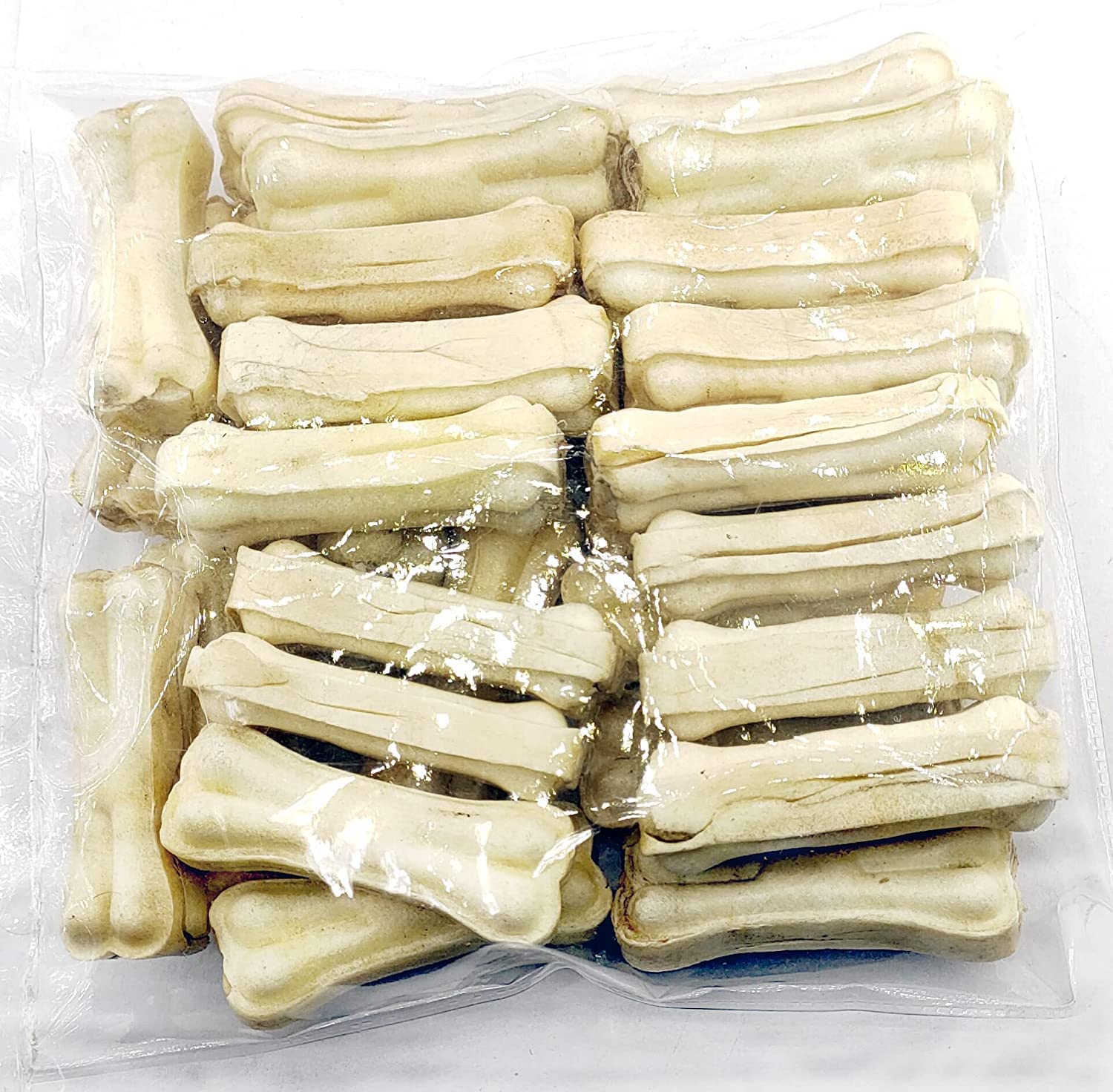KsPupsDog Chew Rawhide I Dog Chew Bone I 3 Inches Pack of (10 Pcs Bone)