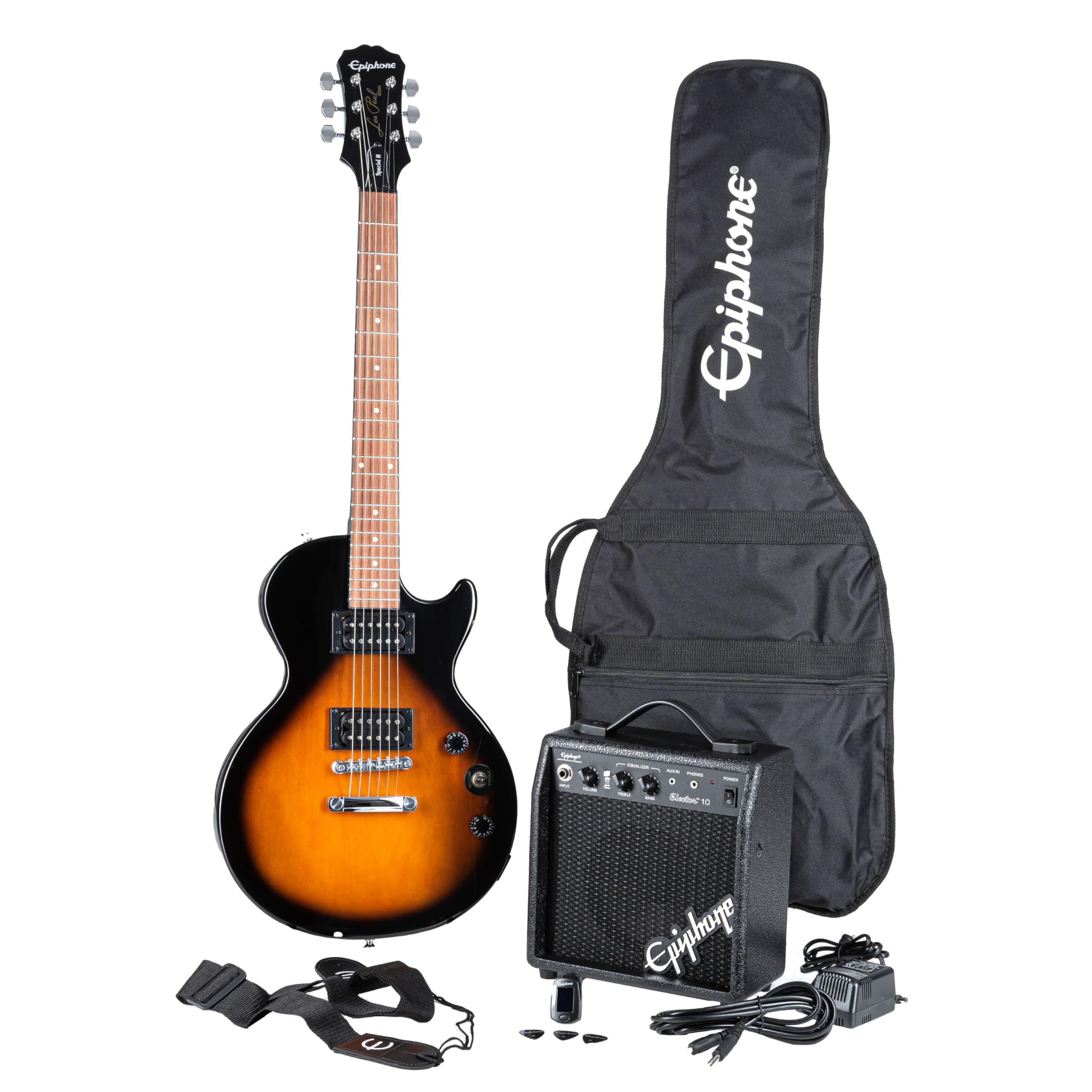 Epiphone Electric Guitar Les Paul Player Pack 10 Watts - Vintage Sunburst