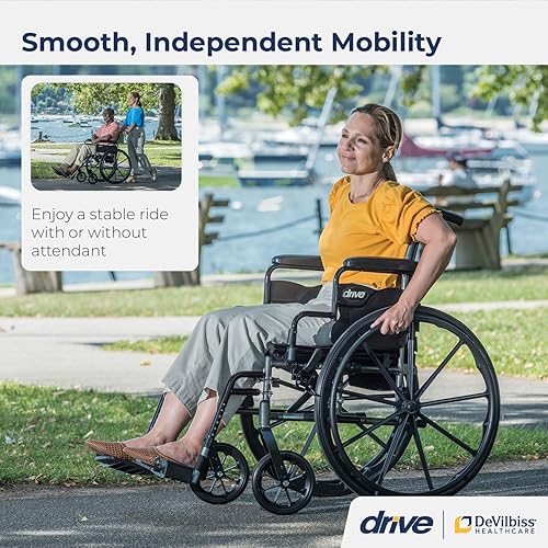 Miniatura 2 de Silla de ruedas de peso ligero con varios estilos de brazo trasero y opciones de aparejos delanteros negro K318DDA-SF brazos que se voltean hacia