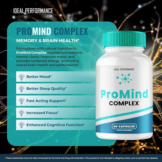 ProMind Capsules, Official ProMind Brain & Memory Supplement Pills, Advanced Nootropic Pills Brain Health Support, All Natural Pro Mind Cognitive Health & Function Reviews (5 Pack)