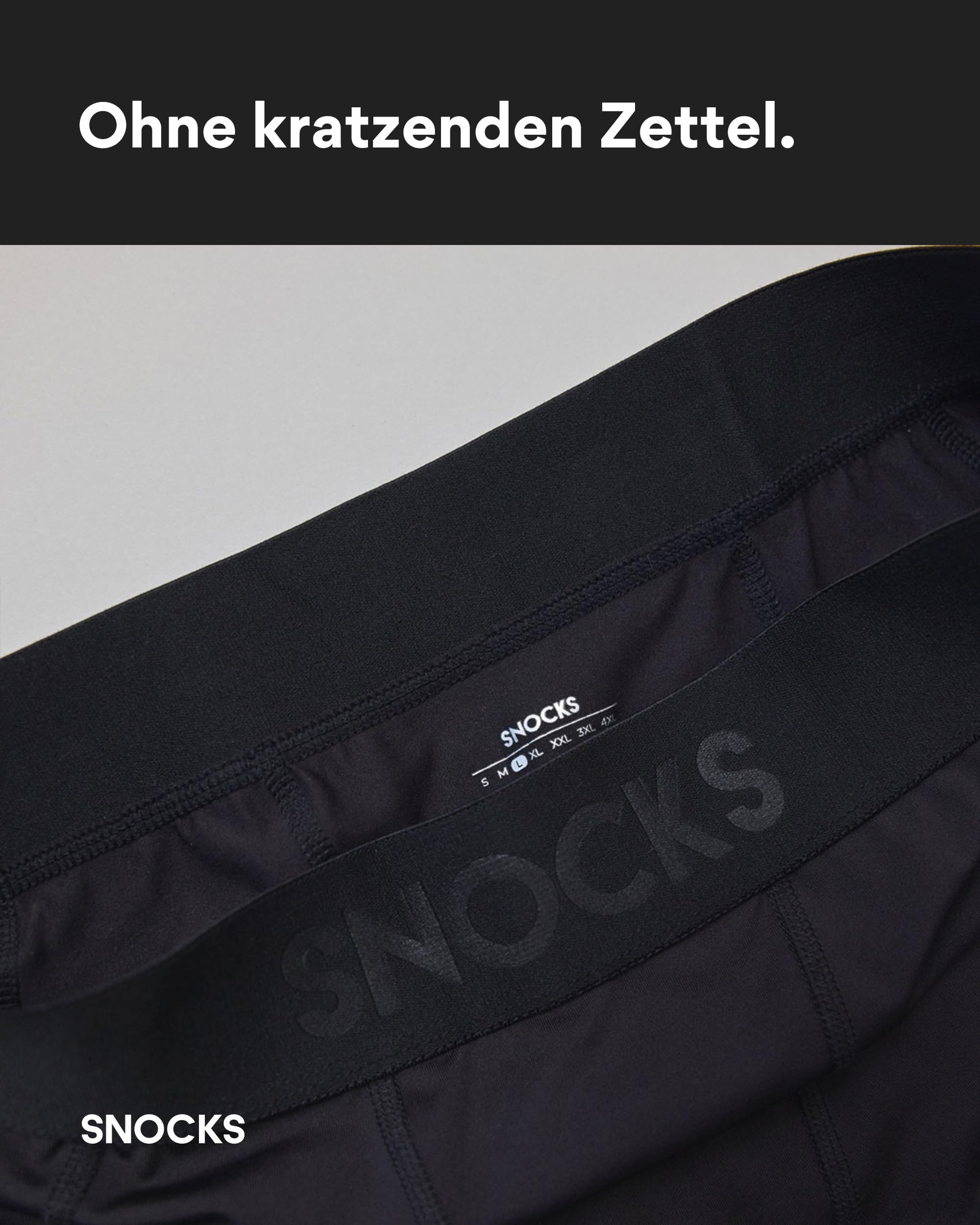 Snocks Kompressionsshorts Herren aus recyceltem Polyamid - Super Atmungsaktiv und Komfortabel - Angenehme Flache Nähte - Kein Kratzender Zettel