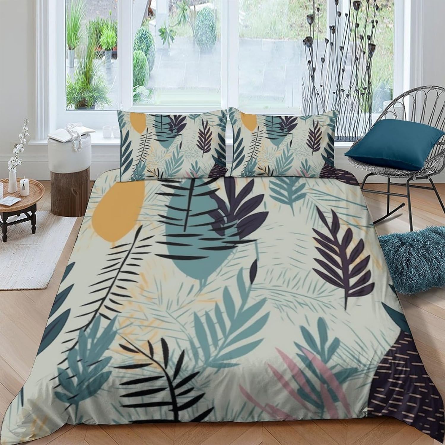 Housse de couette 260x230 cm facile à enfiler avec fermeture éclair