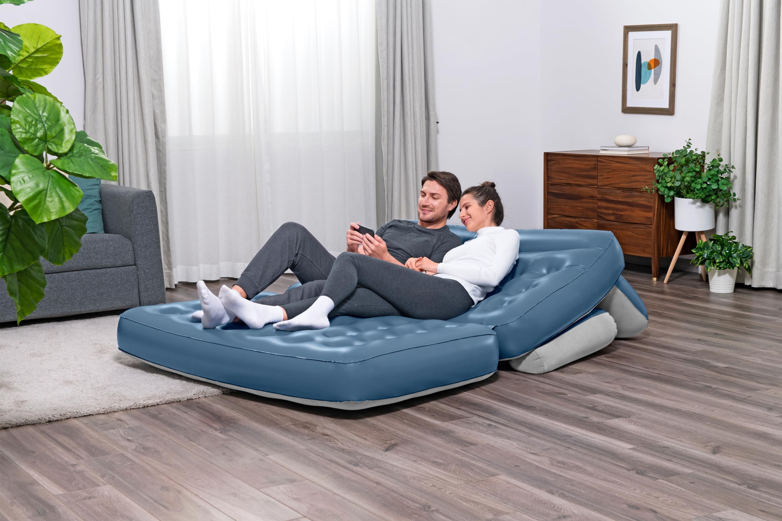 Canapé Convertible Multi Max™ 3 en 1 avec Pompe électrique intégrée 1,88 m x 1,52 m x 64 cm