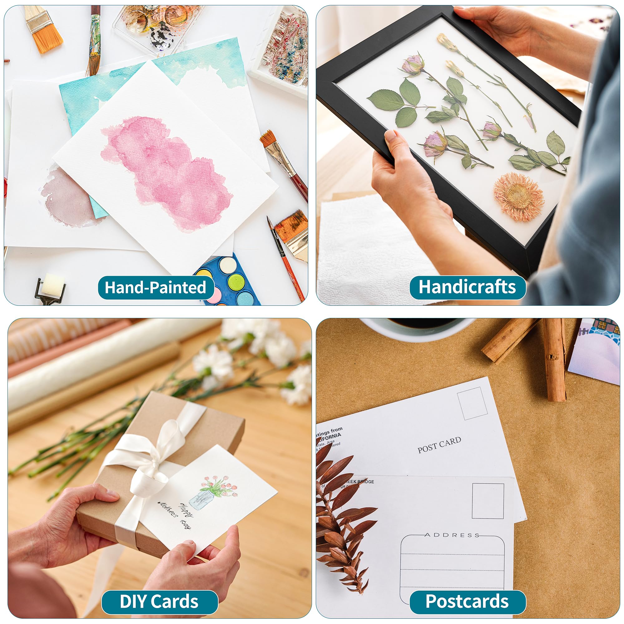 Bianco Carta Cartoncino A4 200 g/m² 70 Fogli per Stampante Biglietti Bricolage Scrapbooking