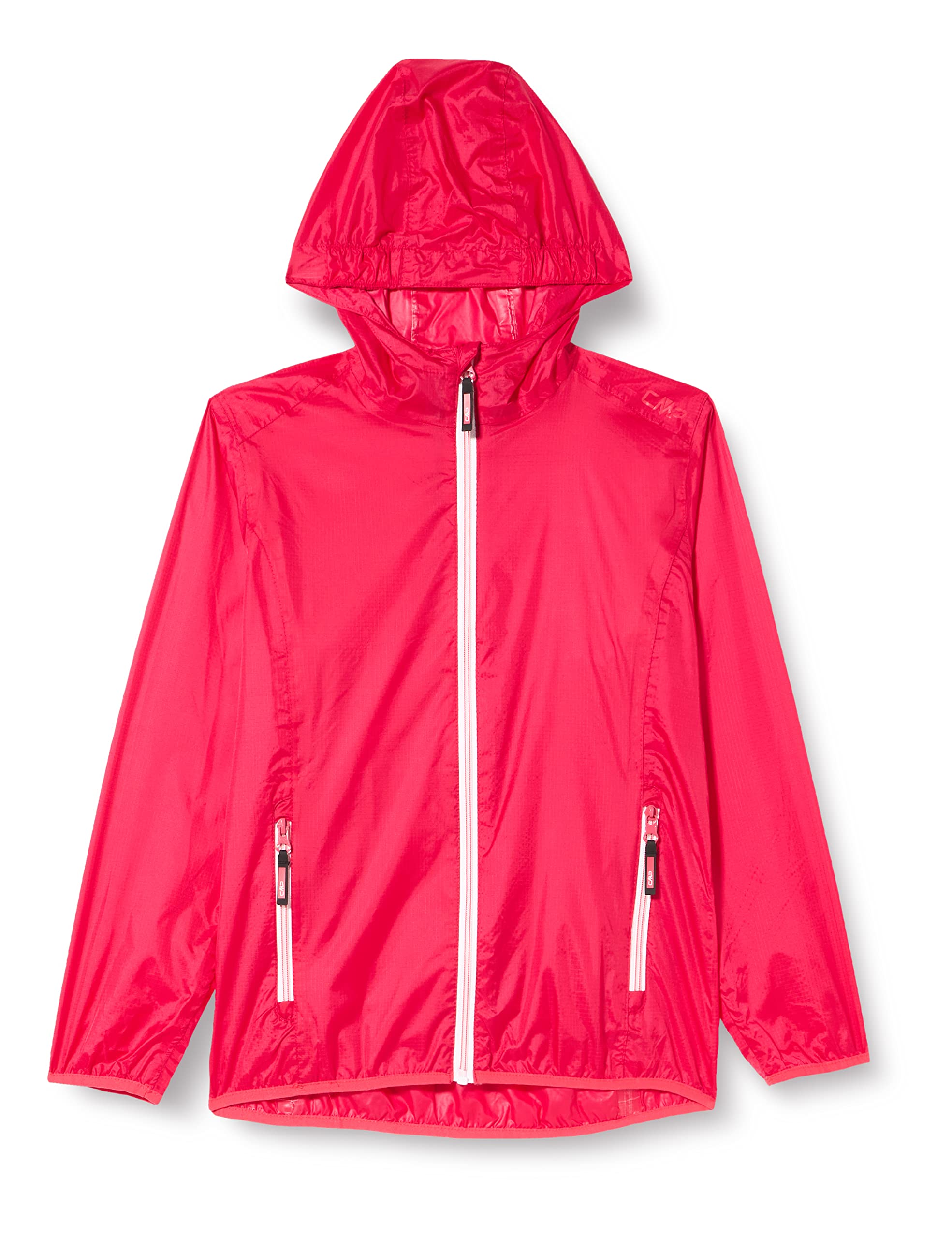 CMP Giacca Da Pioggia Antistrappo Da Bambini Con Cappuccio Fisso Rain Jacket Bambine e ragazze