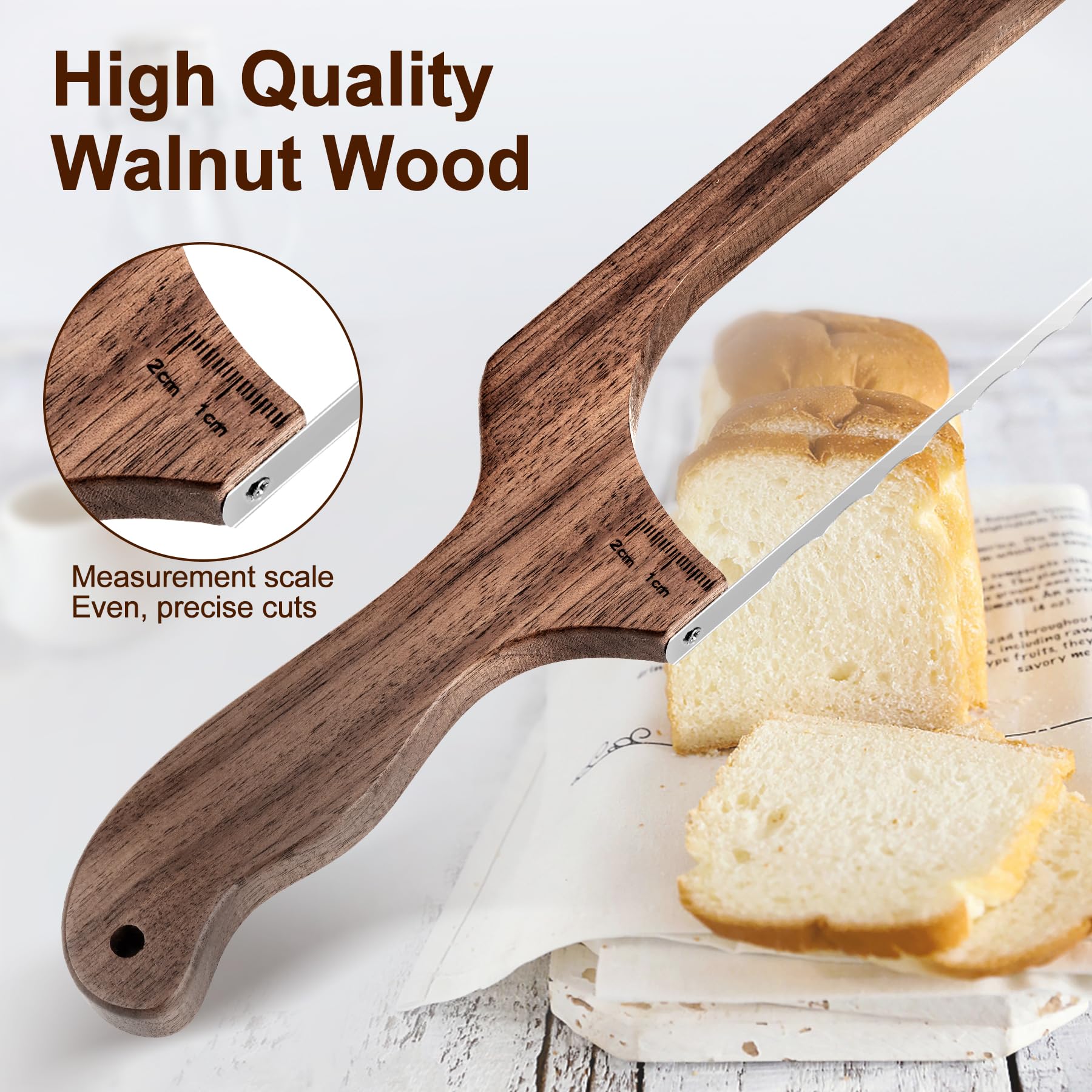 Sourdough Bread Knife - Even Slices & Gift -3