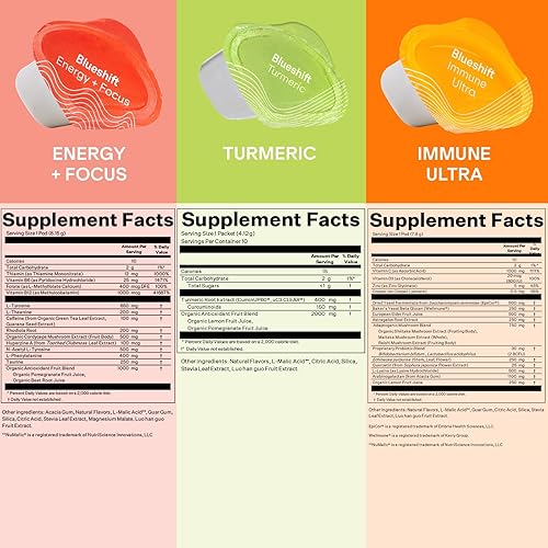 Miniatura 7 de Blueshift Sidekick - Botella de agua de acero inoxidable de 18 onzas, botella mezcladora de proteínas con bola de mezcla, almacenamiento de polvo,