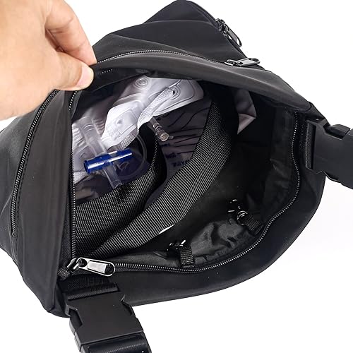 Miniatura 7 de Soporte y funda para bolsa de catéter: seguro, discreto para nefrostomía y bolsa de drenaje urinario Correas ajustables para piernas, silla