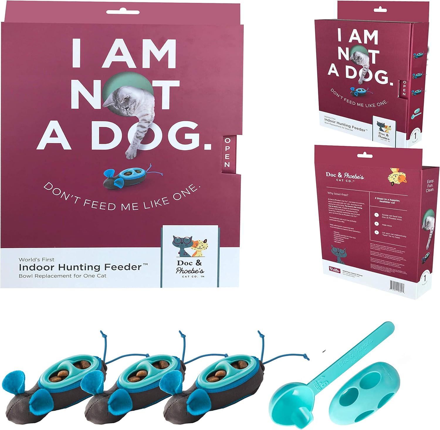 mangiatoia da caccia al coperto per gatti