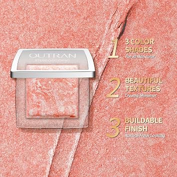 Makeup Powder Blush Highly Pigmented Baked Texture for a Bright, Healthy Glow | Available in 3 Gorgeous Shimmery Shades