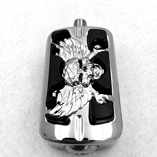 Miniatura 7 de Clavija de cambio de calavera con forma de zombi compatible con Street Bob FXDB SuperLow 1200T Tour Glide CROMADO [B013QC1C1O]