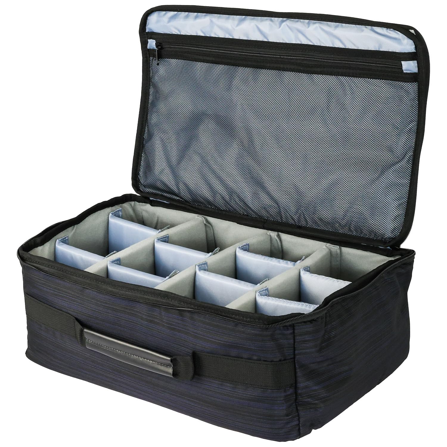 18442-02 Camera Bag, Camera Case Individual Partitions, 44 x 28 x 18 cm, Black