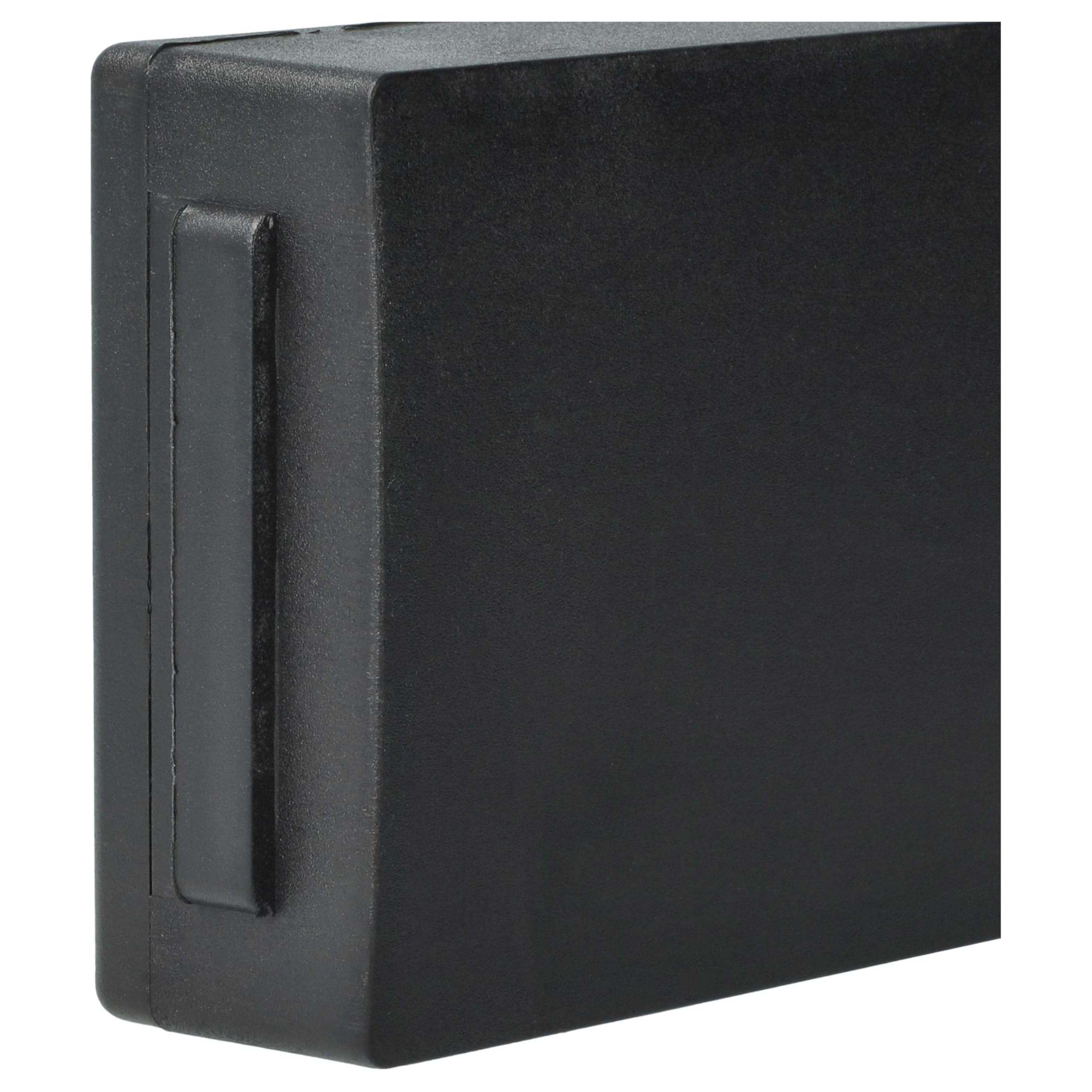 10 x bateria kompatybilna z HBC Radiomatic Eco Radiopilot zdalnego sterowania (2500 mAh, 6 V, NiMH) - czarny