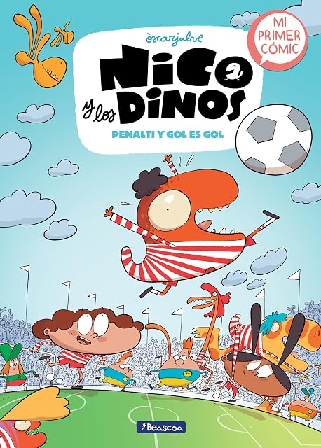Portada de Nico y los dinos 3 - Penalti y gol es gol