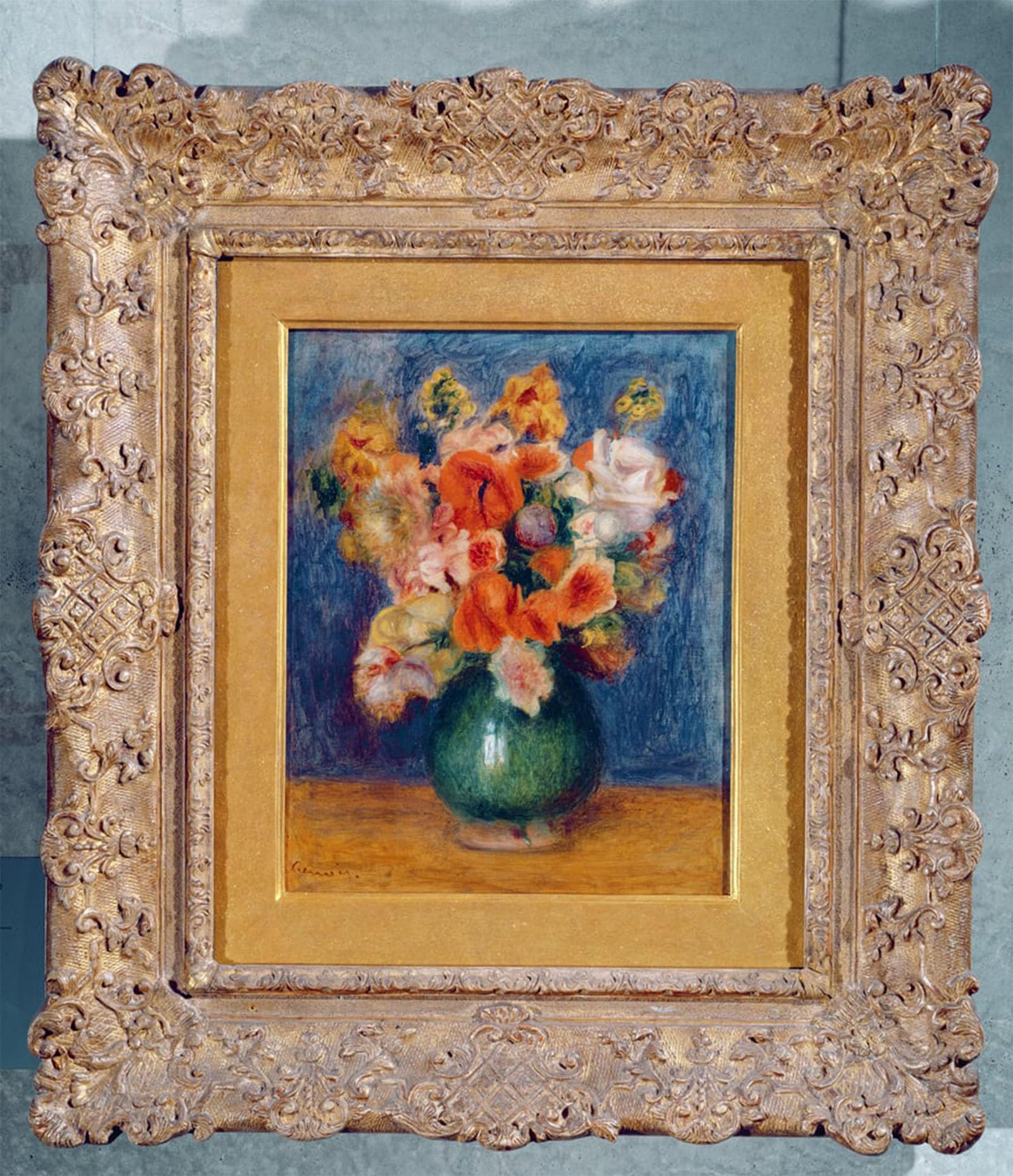 SERENDIPITP Abstract Painting Mural Print Picture Wall Decor Painting Bouquet by Pierre Auguste Renoir Vintage Wall Artwork for Home Decor 60x90cm