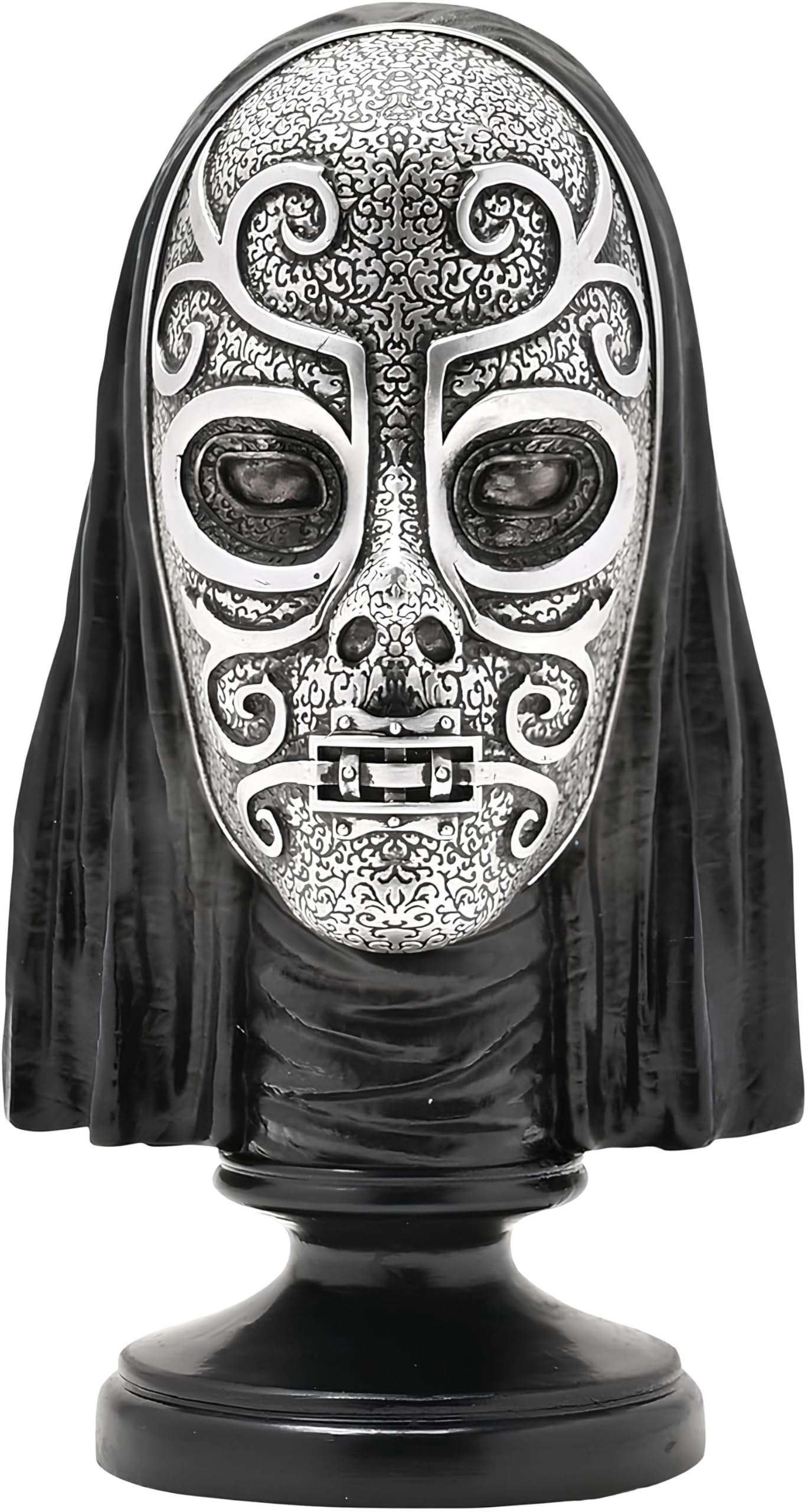 Widdop Harry Potter Death Eater Mask Bust – Dark Arts Collectable Figurine – Intricate Resin Sculpture for Home Decor & Gifts