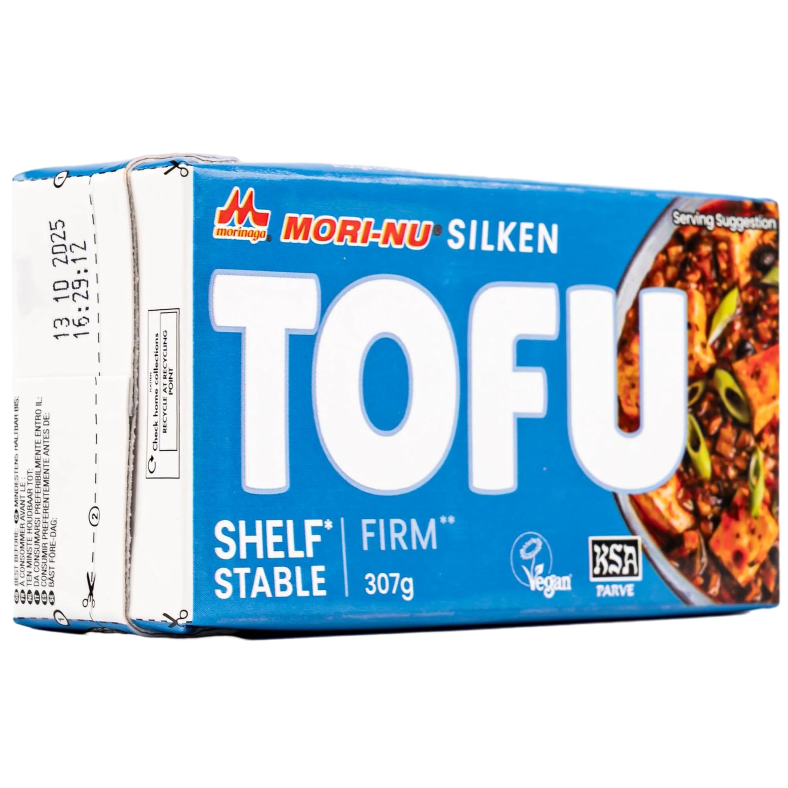 3er Pack Silken Tofu Firm in 307 g Packung (Shelf Stable) - Seidentofu hergestellt aus ausgesuchten Sojabohnen 100% Vegan