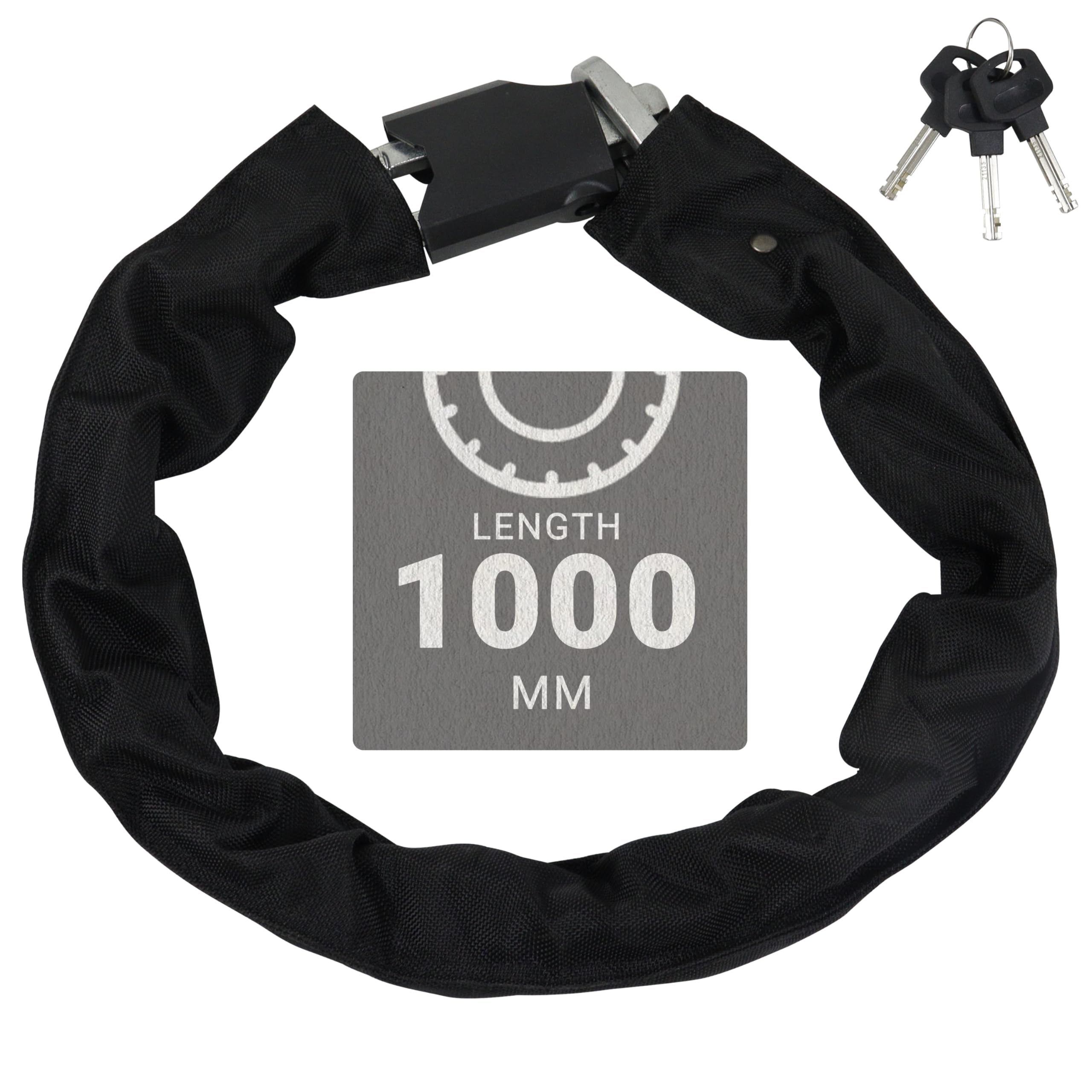 Amazon.com: Himiway Bike Chain Lock with Protective Fabric