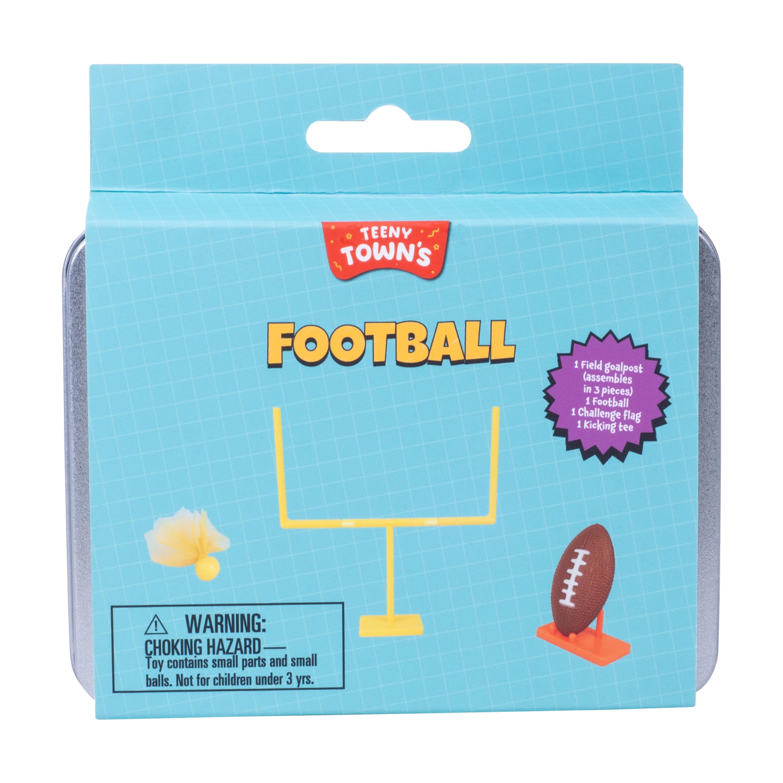 Teeny Town American Football: Experience The Miniature Excitement of America’s Favorite Sport! Great Travel game for Road Trips or Friendly