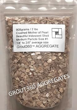 Shell Pieces Mother of Pearl for Beach Theme Party, 2 pounds, Wedding Decorations, DIY Crafts, Home Decorations, Fish-Tank Supplies, Vase Fillers