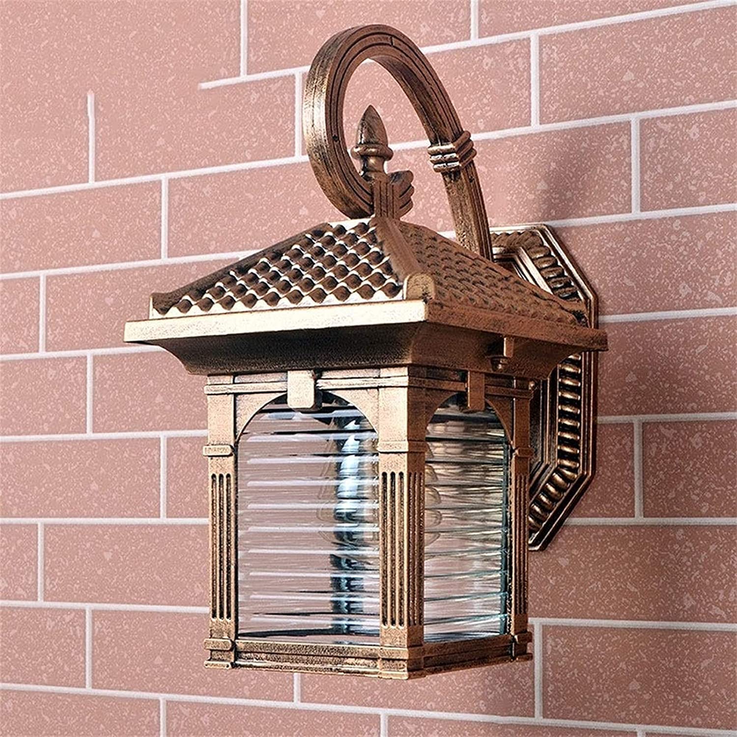 SXSCARKX Outdoor Wall Light, Waterproof Aluminum Villa Lamp for Balcony Aisle Corridor Home Decor