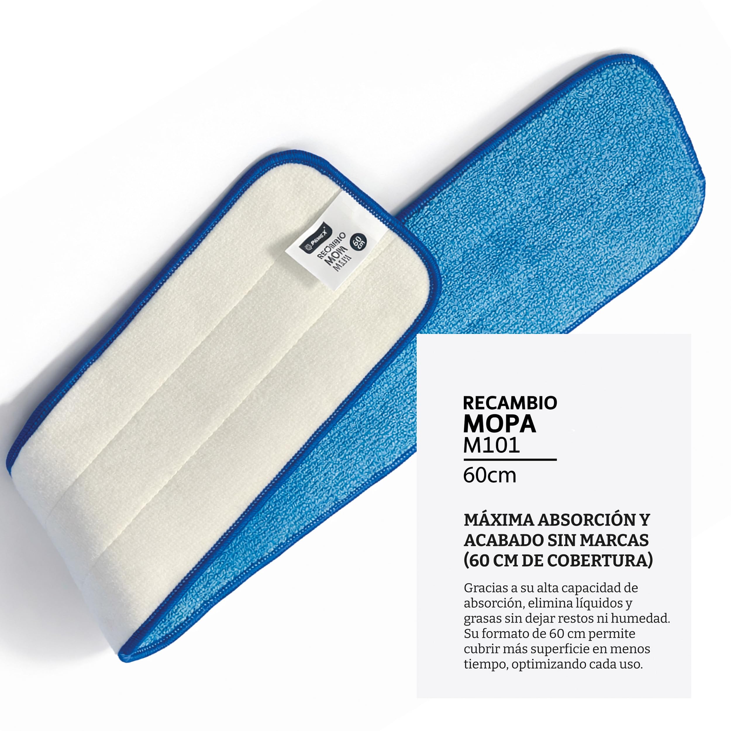 Pamex - Recambio Mopa M101 Azul -12 Unidades