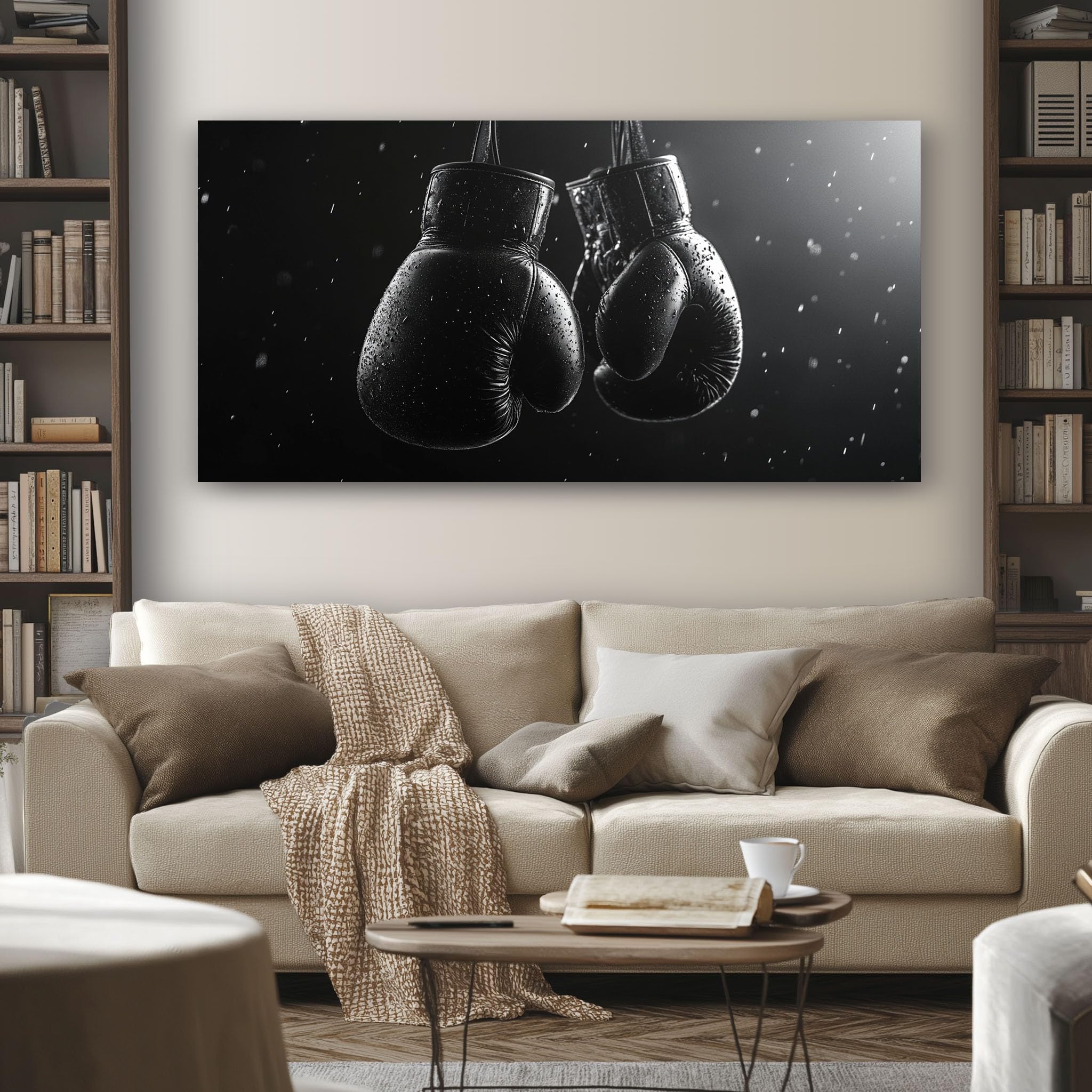 SKOEUI Quadro su Tela Pugilato Sportivo 1 Pezzo Senza Cornice