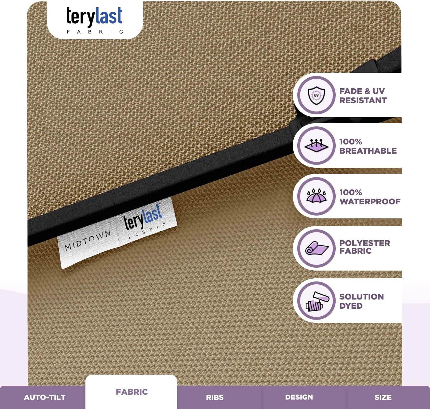 Stay Stylish and Sun-Safe: Midtown 9 Ft Auto-Tilt Umbrella Review