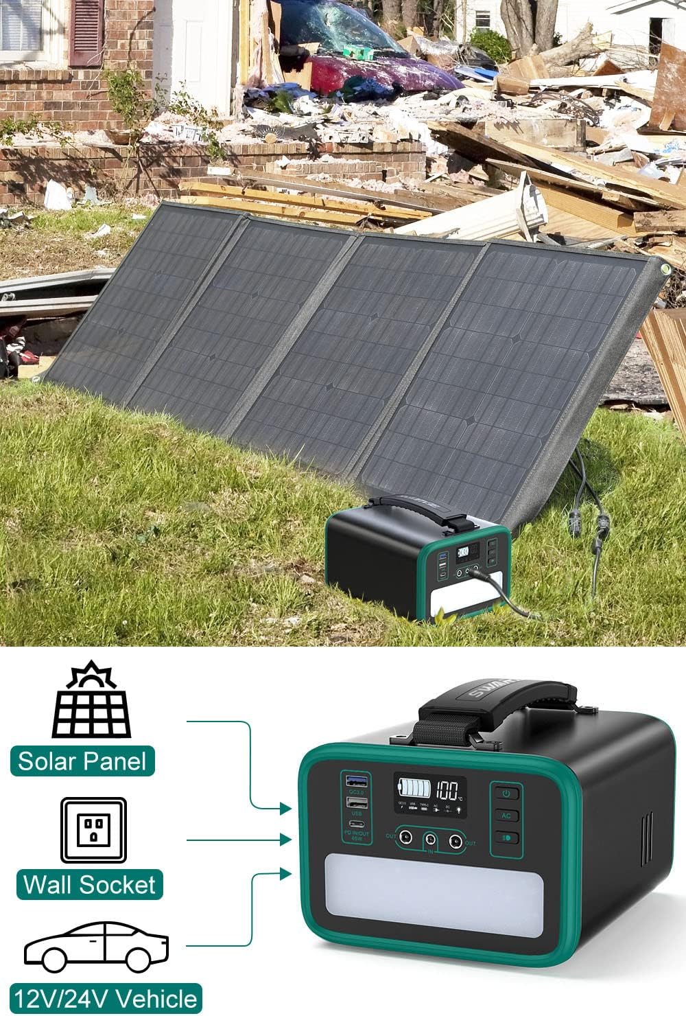 Solar Panel Charging Example