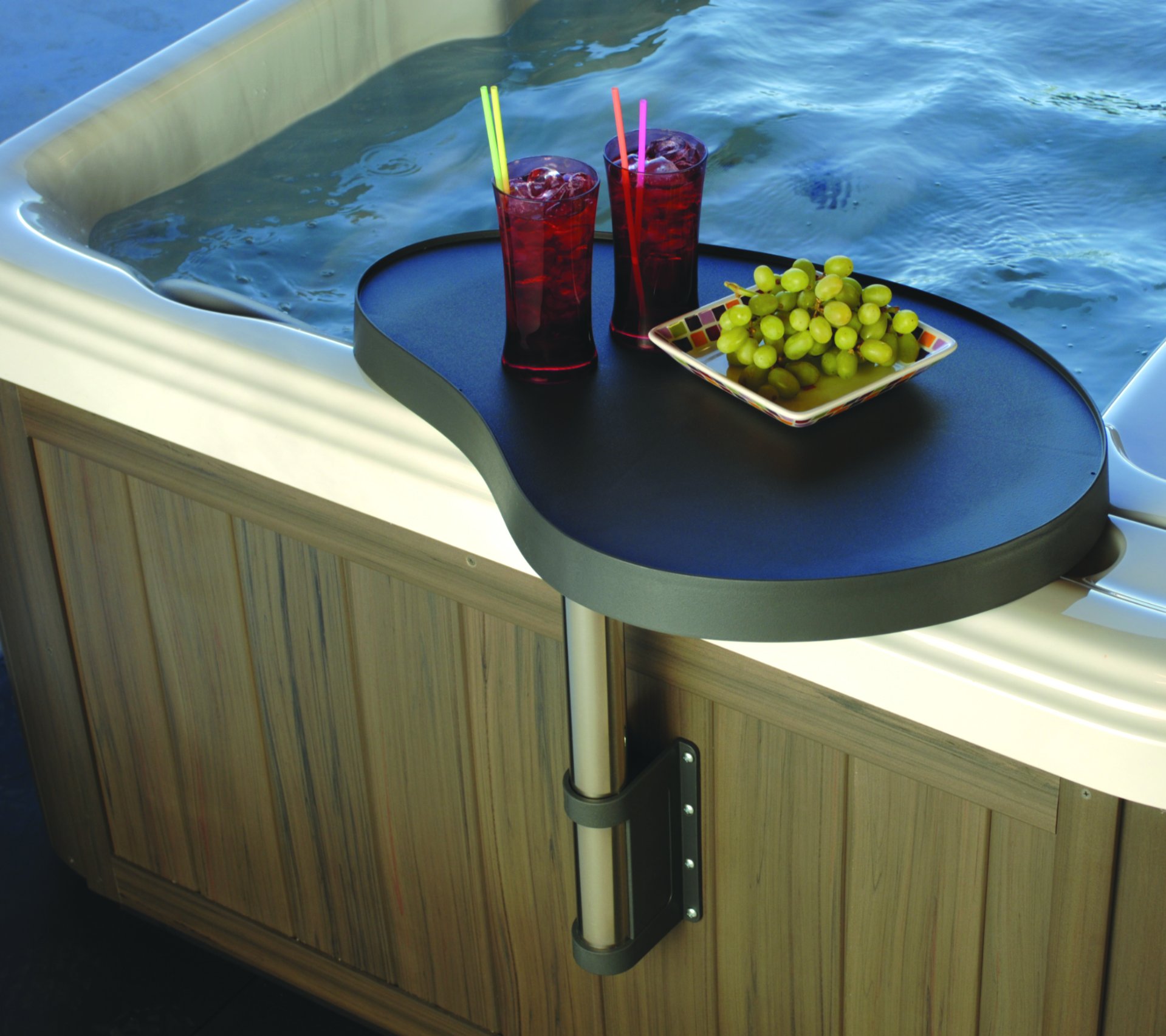 Essentials Hot Tub And Spa Caddy - Swivel Spa Tray for Food and Drinks