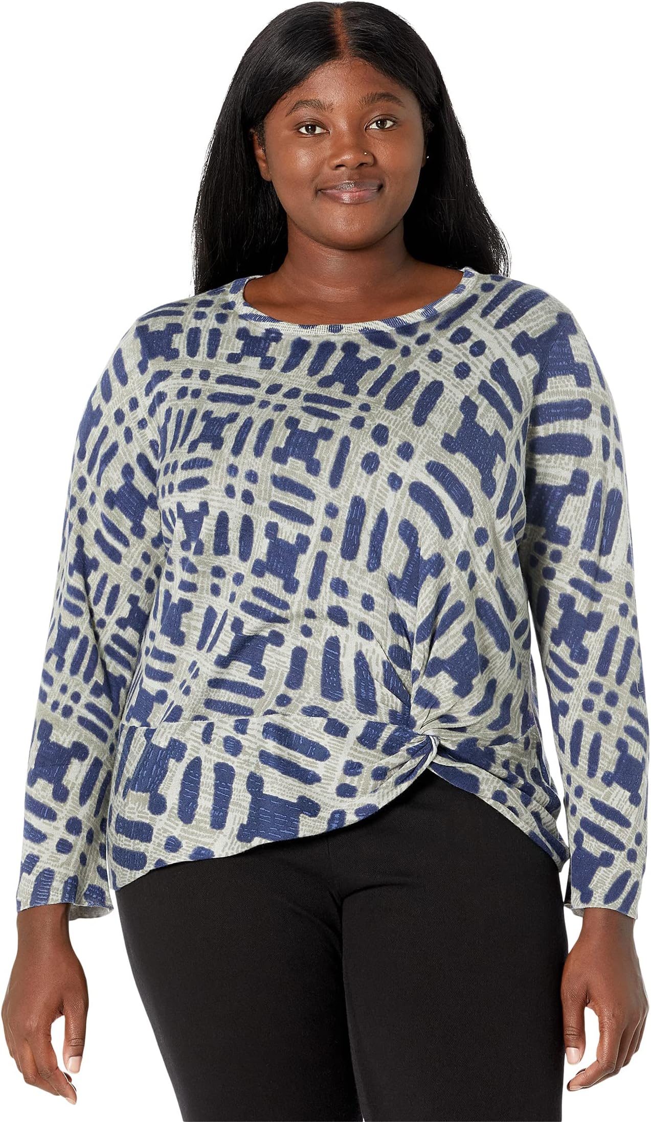 plus size camo sweater